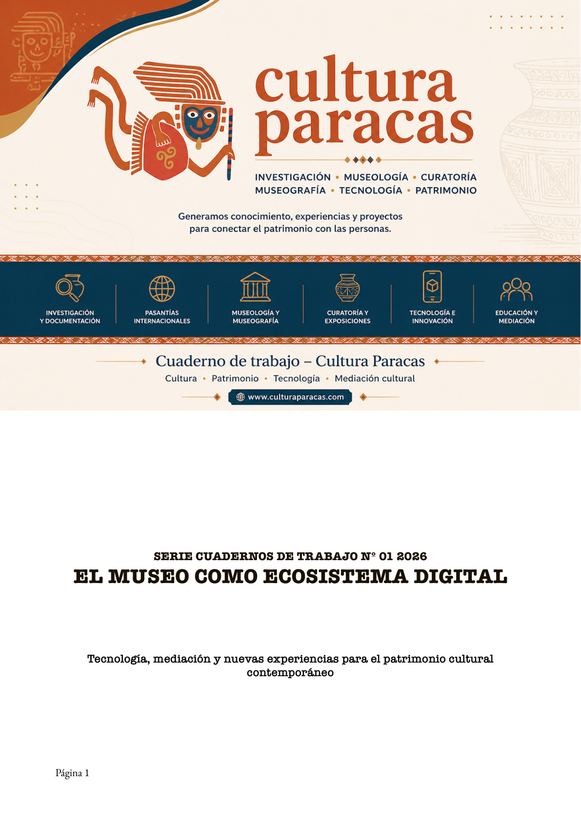 Cuadernos de Trabajo Cultura Paracas